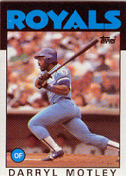 1986 Topps Baseball Cards      332     Darryl Motley